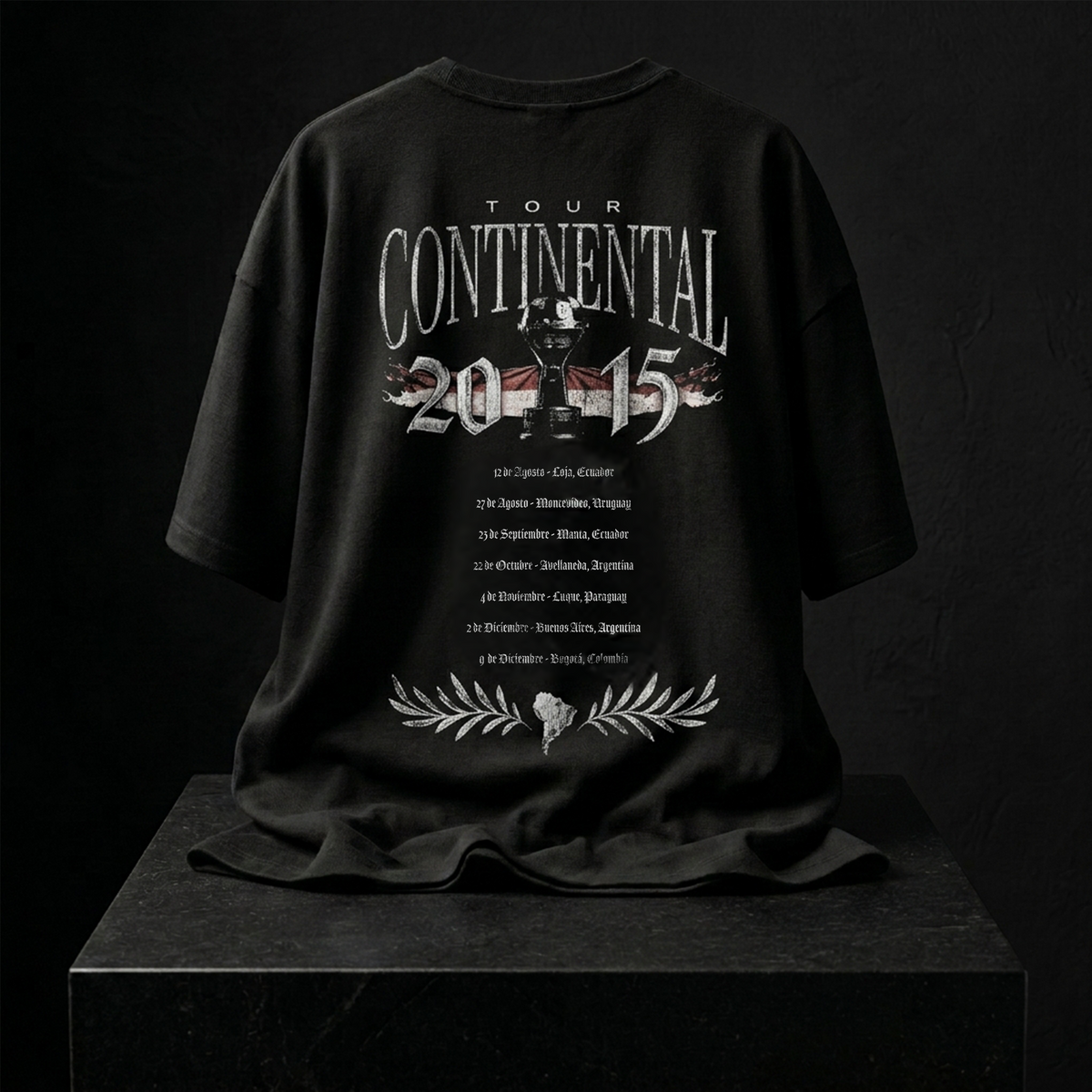 Tour Continental - Sudamerica 2015 Standard Fit Heavyweight